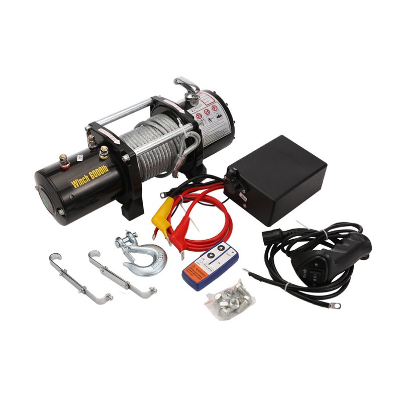 Mini Car Winch 12v/24v Electric Winch Popular 4x4 12v 10000 Lbs Electric Car Winch
