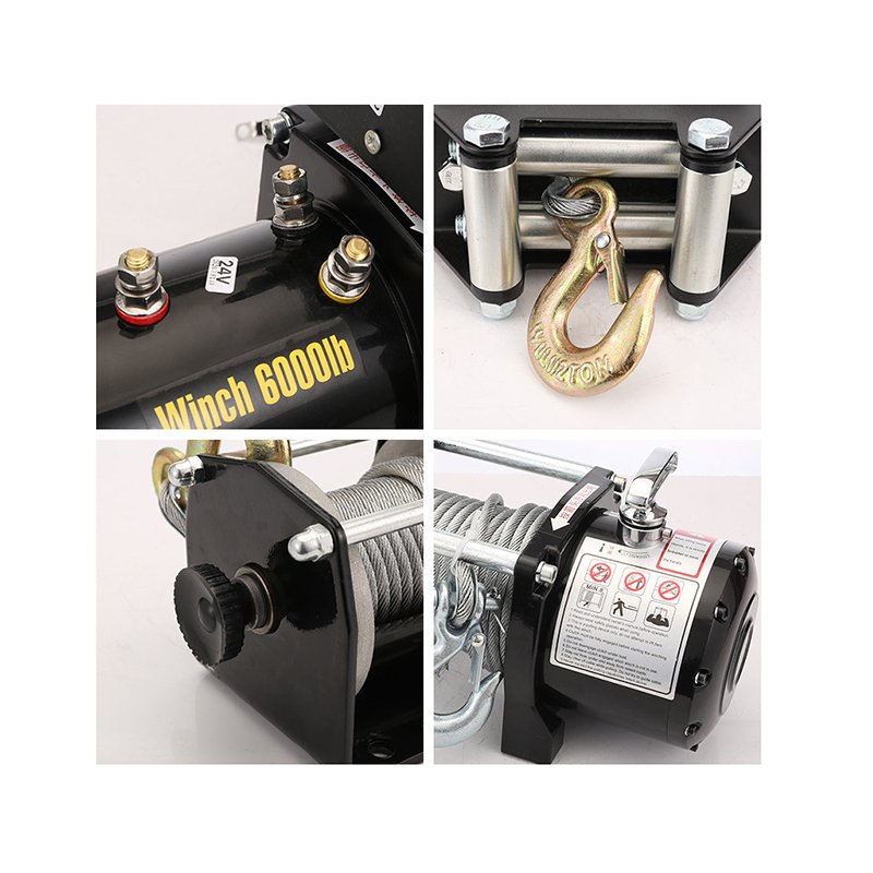 Mini Car Winch 12v/24v Electric Winch Popular 4x4 12v 10000 Lbs Electric Car Winch