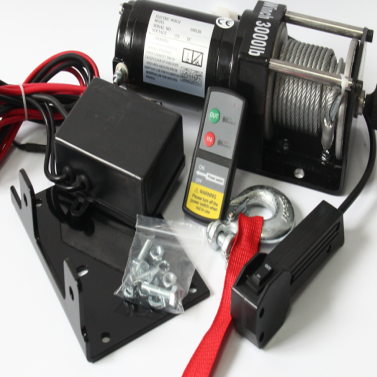 High Quality Heavy Duty Wire Rope Electric Mini Truck Winch 12/24v 3000lbs 12000lbs 17000lbs 20000lbs Cable for Boat SUV