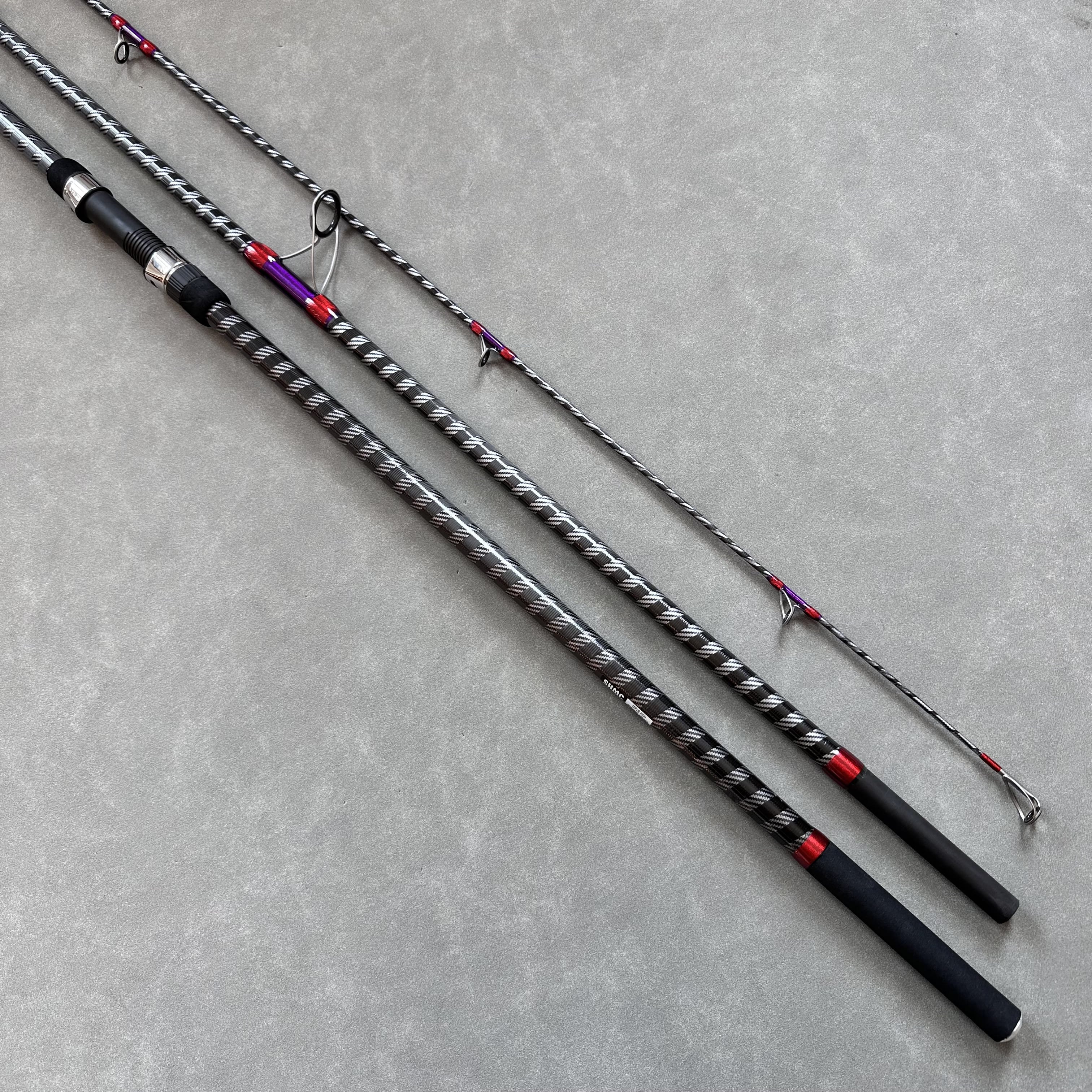 Super Hard Beach Long Cast Rod Surf Rod 4.5 m 3 Sections Carbon Anchor Surf Fishing Rod