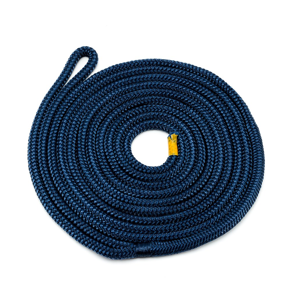 3 Strand Twisted Sea Double UV Resistance Static pp Nylon Polyester Mooring Climbing Pulling Coated Polyester Sailing