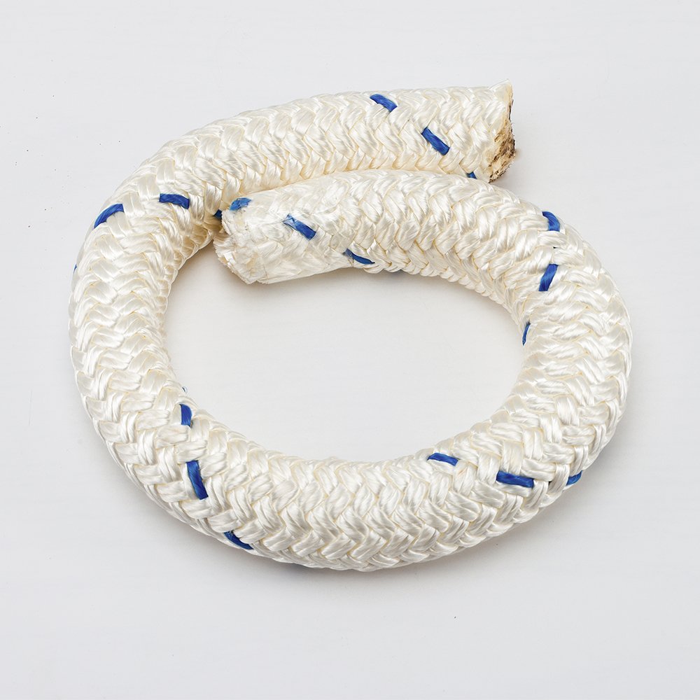 3 Strand Twisted Sea Double UV Resistance Static pp Nylon Polyester Mooring Climbing Pulling Coated Polyester Sailing