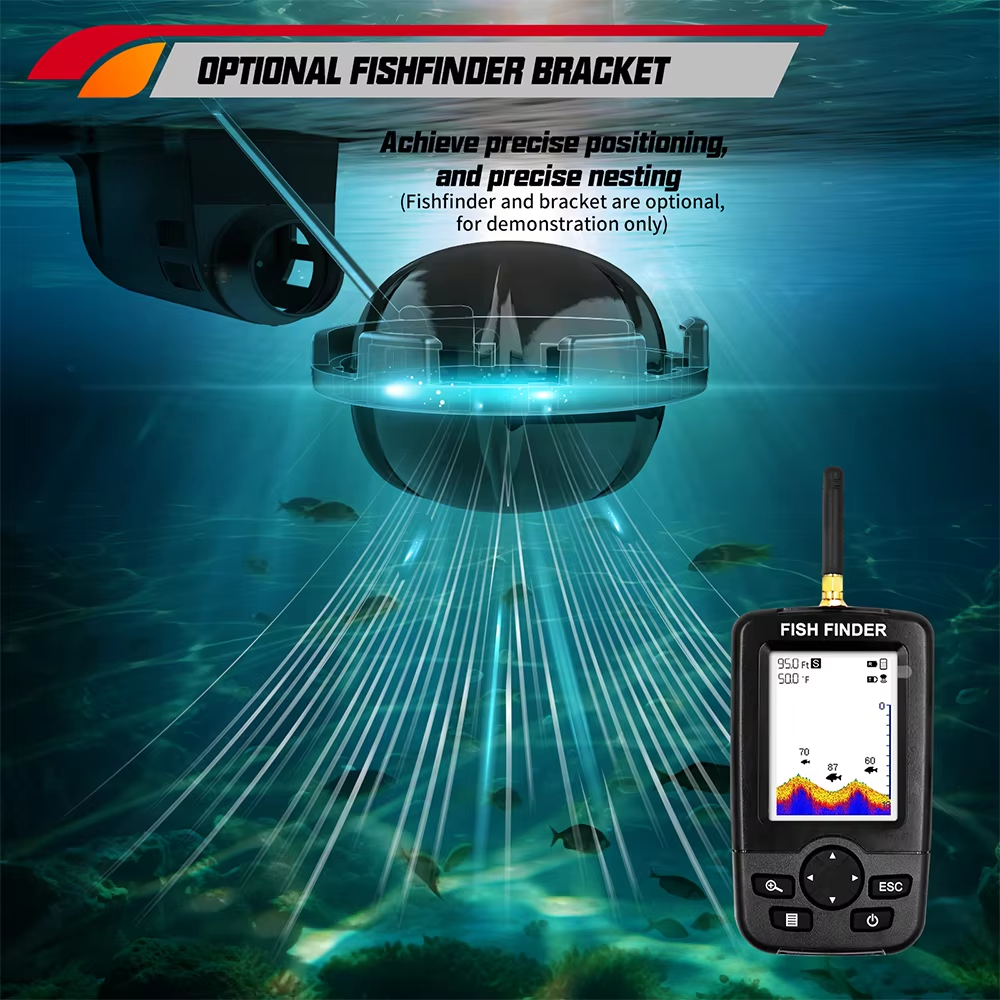 New Catamaran Fish Finder Autopilot GPS Bait Boat 12V 20Ah 180 Points 800m RC Fishing Boat Trawler