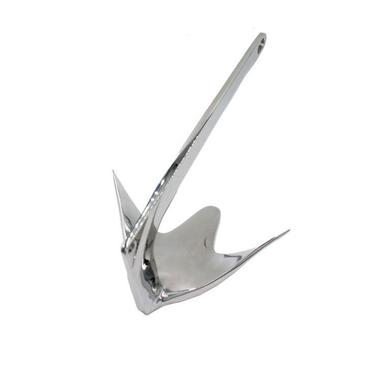 High Mirror Polish New 50kg Bruce Claw Force Anchor For Boats Stainless Steel 316 Bruce Anchor