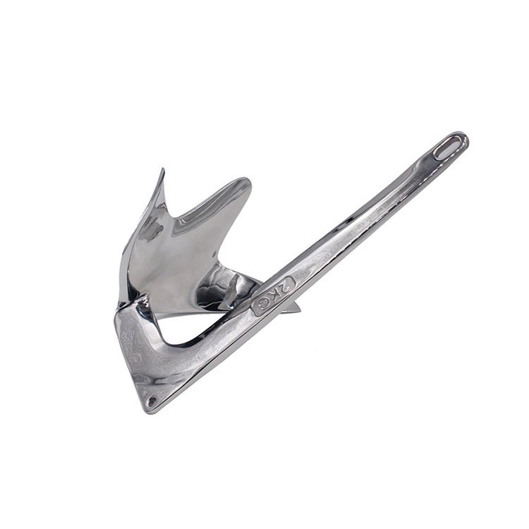 High Mirror Polish New 50kg Bruce Claw Force Anchor For Boats Stainless Steel 316 Bruce Anchor
