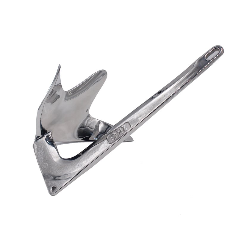 Bruce Type Stainless Steel 3kg Boat Anchor & Claw Anchor