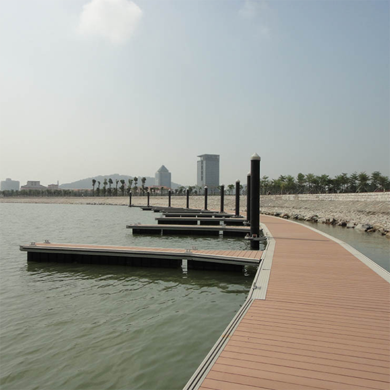 Aluminum Structure Finger Floating Bridge Walkway Pontoon Dock Platform Customized Size