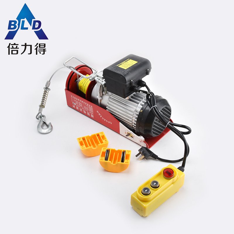 CE 300kg 500kg 1ton Mini Portable Powerful Truck Hoist Steel Wire Rope Pulling Electric Manual Lifting Hoist with Trolleys