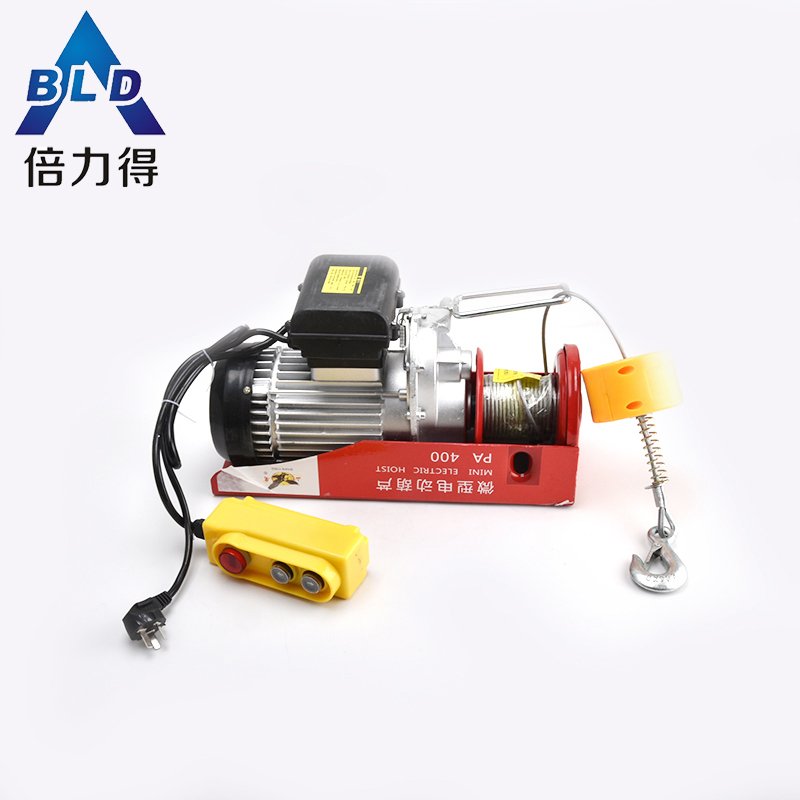 CE 300kg 500kg 1ton Mini Portable Powerful Truck Hoist Steel Wire Rope Pulling Electric Manual Lifting Hoist with Trolleys