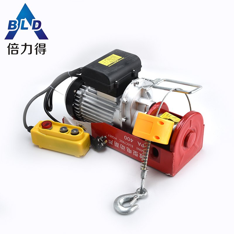 CE 300kg 500kg 1ton Mini Portable Powerful Truck Hoist Steel Wire Rope Pulling Electric Manual Lifting Hoist with Trolleys