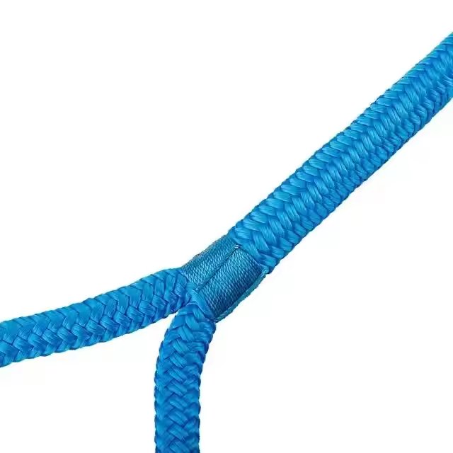12" Loop 25ft Boat Rope 5/8" 16mm Marine Docking Lines Boat Mooring Line Double Braided Nylon Dock Lines