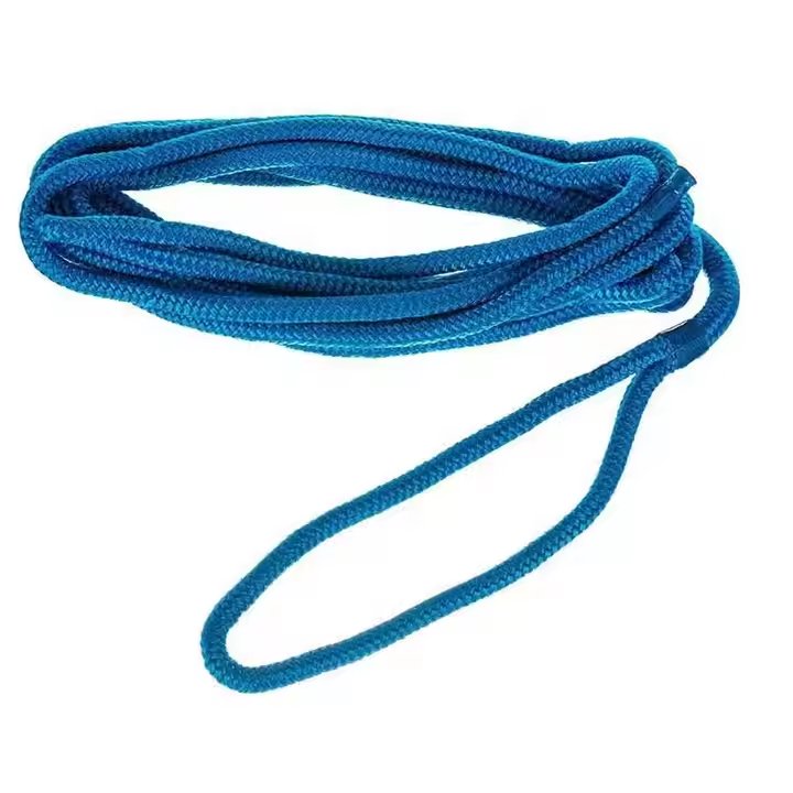 12" Loop 25ft Boat Rope 5/8" 16mm Marine Docking Lines Boat Mooring Line Double Braided Nylon Dock Lines