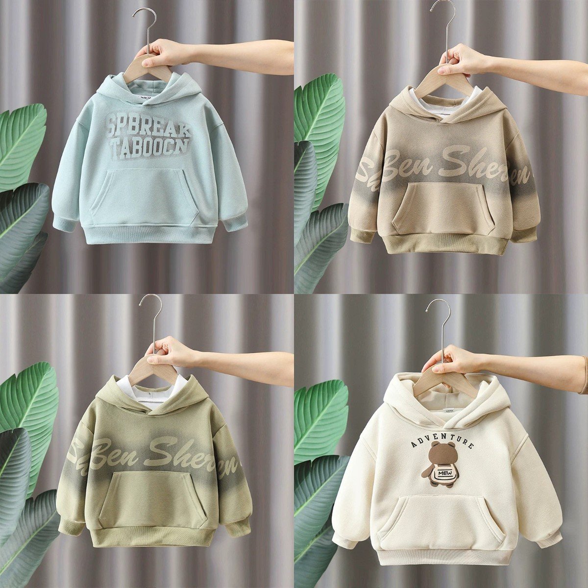 Unisex Casual Pullover Hoodie for Boys and Girls Anti-Shrink Fleece Sport Style Winter & Autumn Season Print Technics