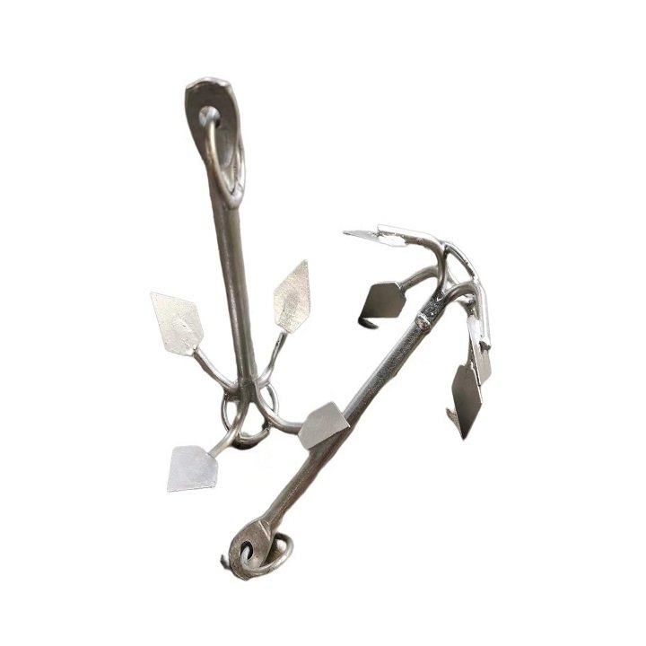 Hot Galvanizing Steel Ship Sand Claw Anchor Boat Anchor in Sand Yacht Accessory Sailboat