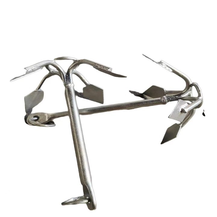 Hot Galvanizing Steel Ship Sand Claw Anchor Boat Anchor in Sand Yacht Accessory Sailboat