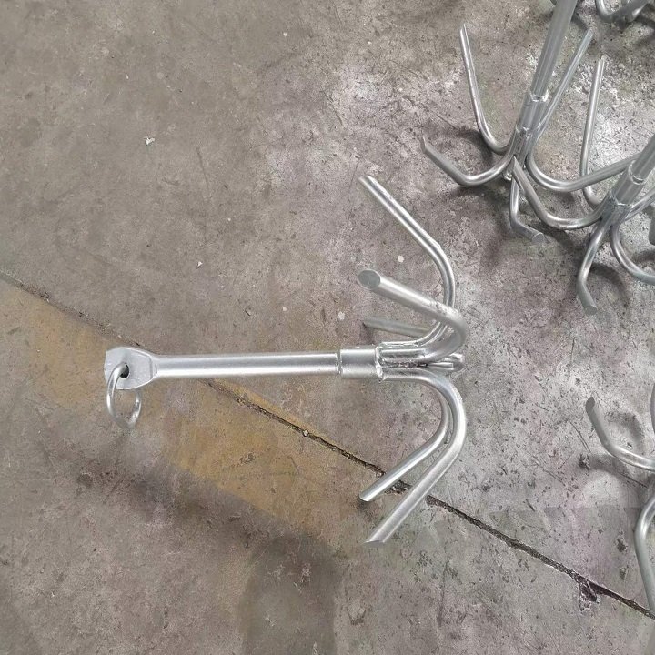 Hot Galvanizing Steel Ship Sand Claw Anchor Boat Anchor in Sand Yacht Accessory Sailboat