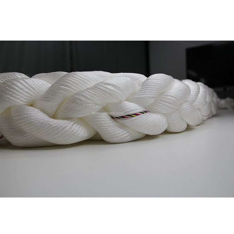 Thick PP Mooring Rope 60mm 64mm for Ships Tow Sailing Nautical Fishing PP Rope Marine Boat PP Polypropylene Rope