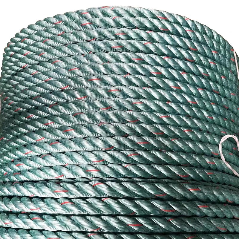 Wholesale 3 Strands Twisted Polyprophylene Rope UV Protected PP Danline for Mooring Towing and Fishing
