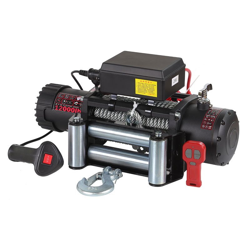 12v 9500lbs Winch Oem 4x4 Wholesale 9500lbs With Synthetic Rope 4x4 Offroad Accessories Electric Winch