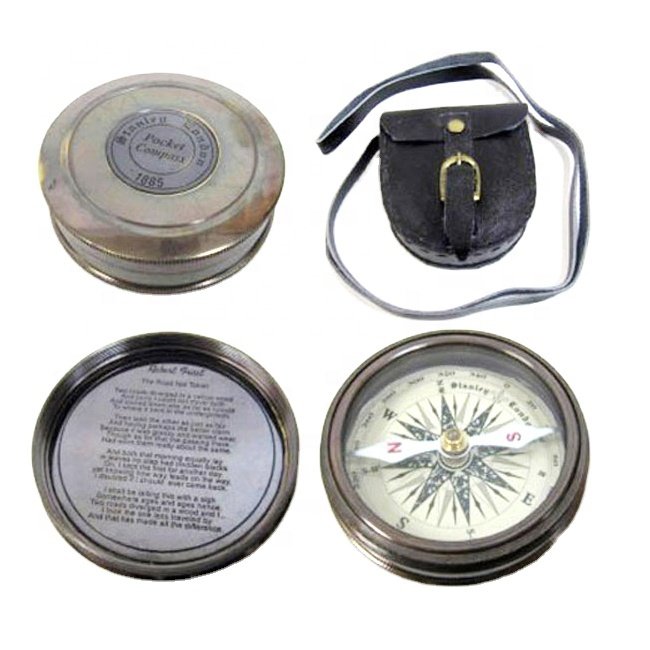 New Design Brass Nautical British Antique Prismatic Compass Nautical Decorative Compass for Sale