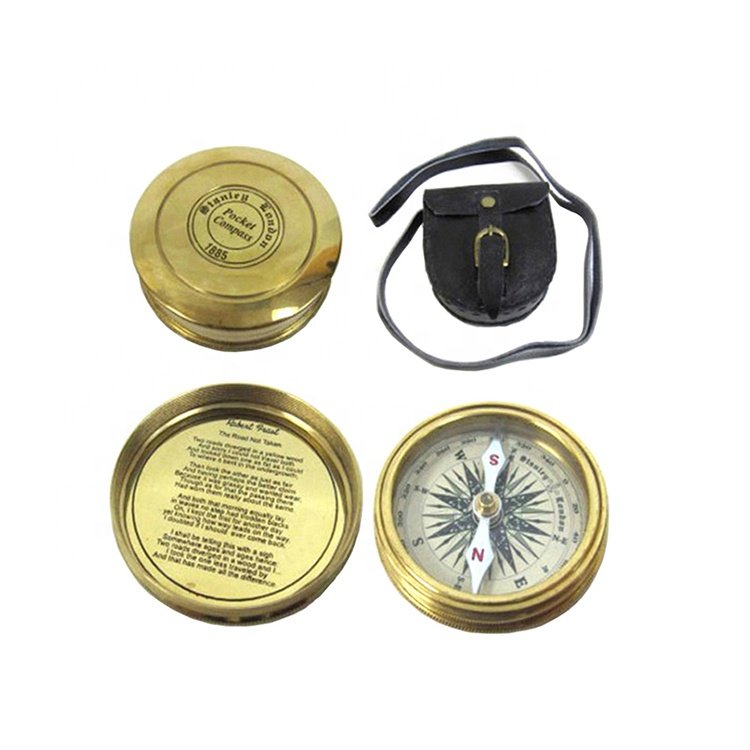 New Design Brass Nautical British Antique Prismatic Compass Nautical Decorative Compass for Sale