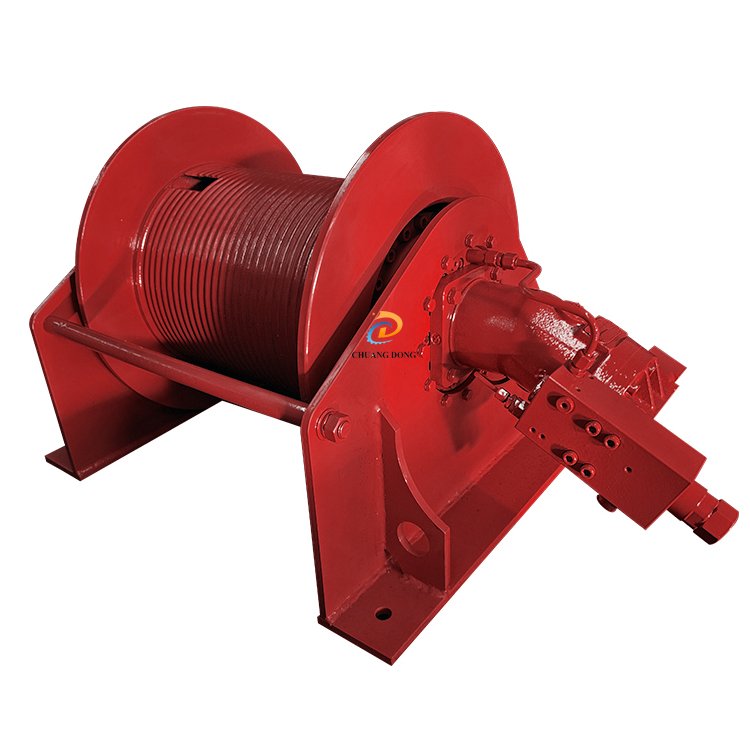 Heavy Duty Lifting 10000lbs 20000 Lb 30000lb 40000 Lbs 5tonne Hydraulic Winch for Wrecker Recovery Truck Winch