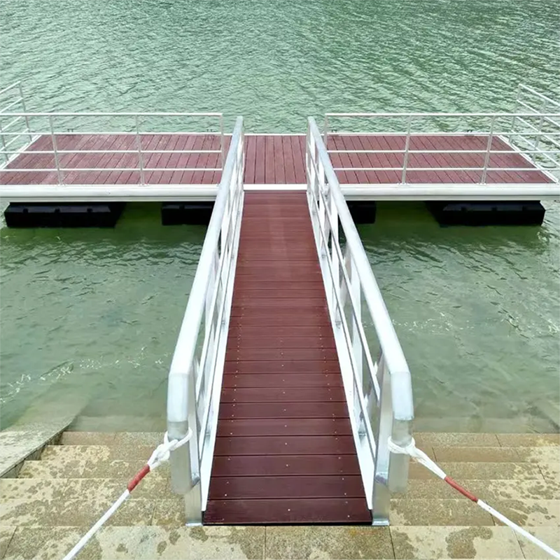 Pontoons Floating Platforms Floating Wharf Dock Bridge with Aluminium Frame Durable