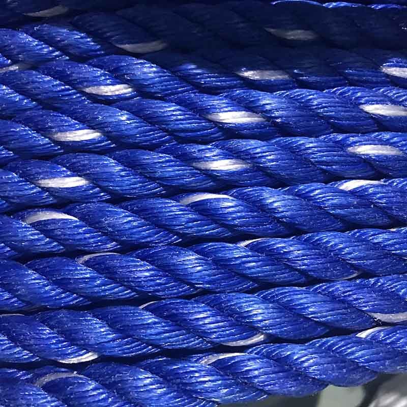 Heavy Duty 3 Strand Twisted Polypropylene Floating Fishing Line PP PE Rope for Sailing Marine Anchor Mooring