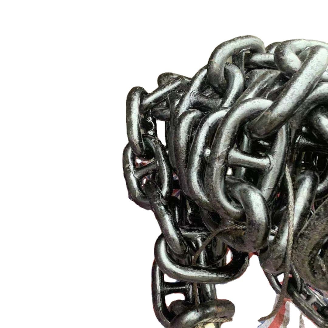 LR DNV ABS Certificated Large Pitch Ship Boat Anchor Chain Mooring Marine Flash Butt Welded Stud Chain