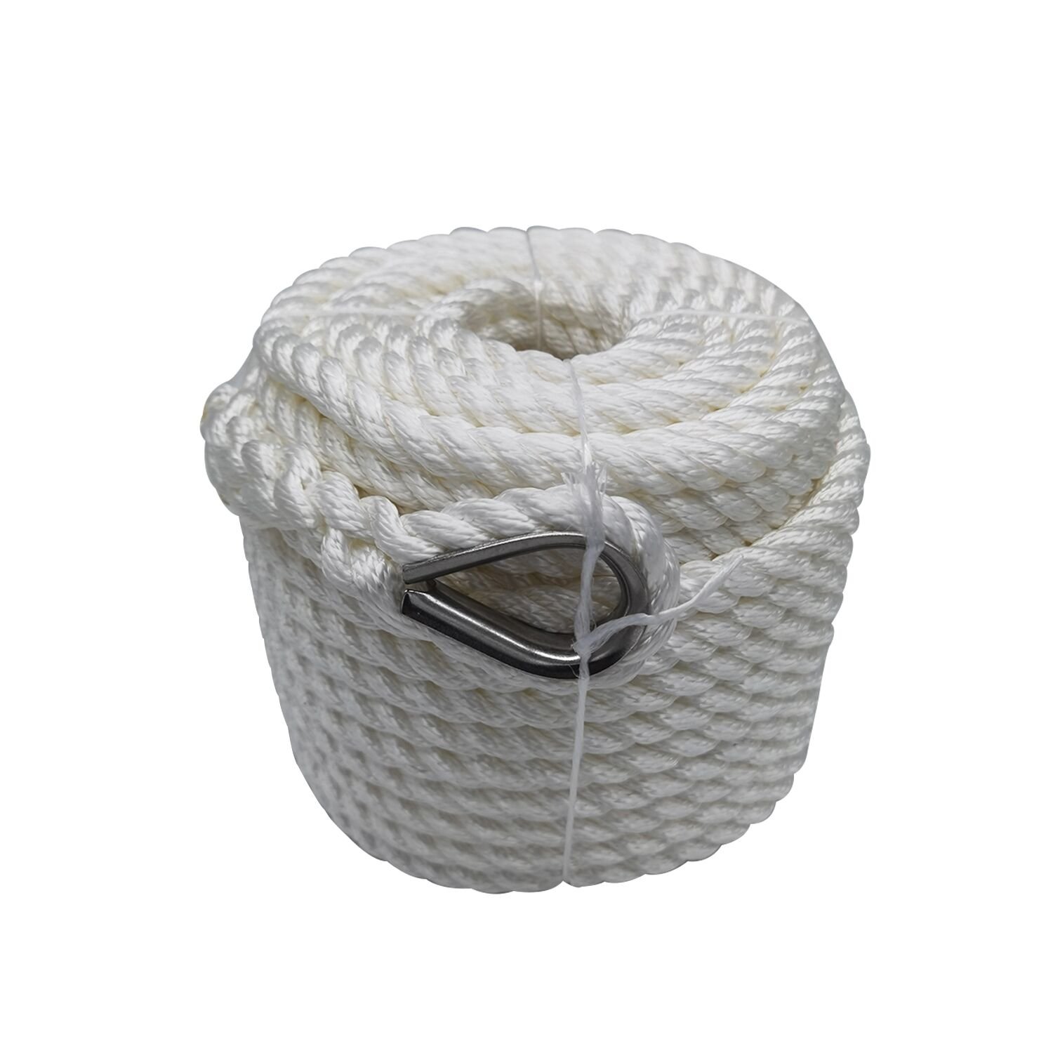 SHENGHUI Three-Strand Braided Nylon Anchor Rope/Line with Thimble Boat Rode