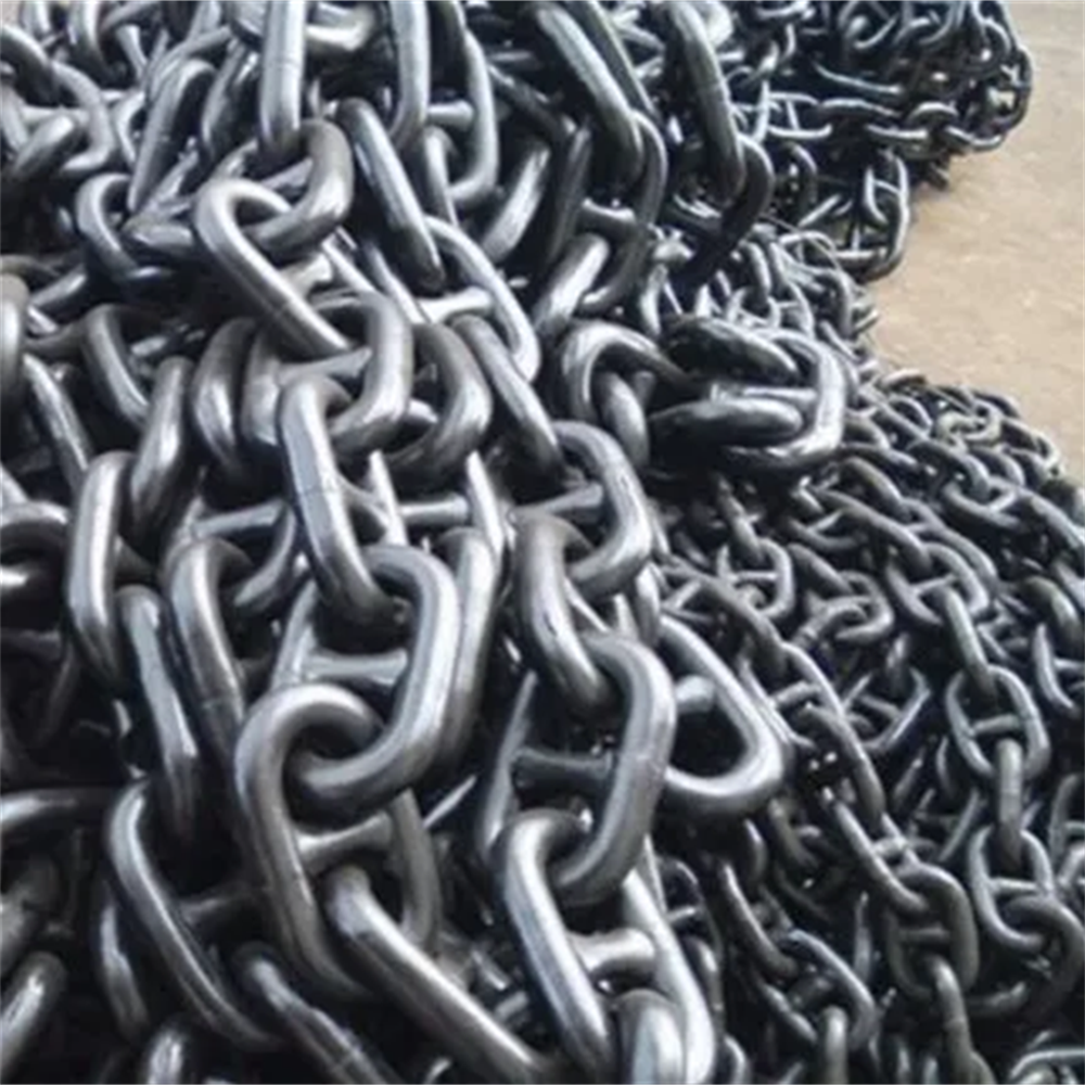 Grade 2 Zinc-Finished Welded Chain Marine Stud Ship Anchor Link for Drag Use