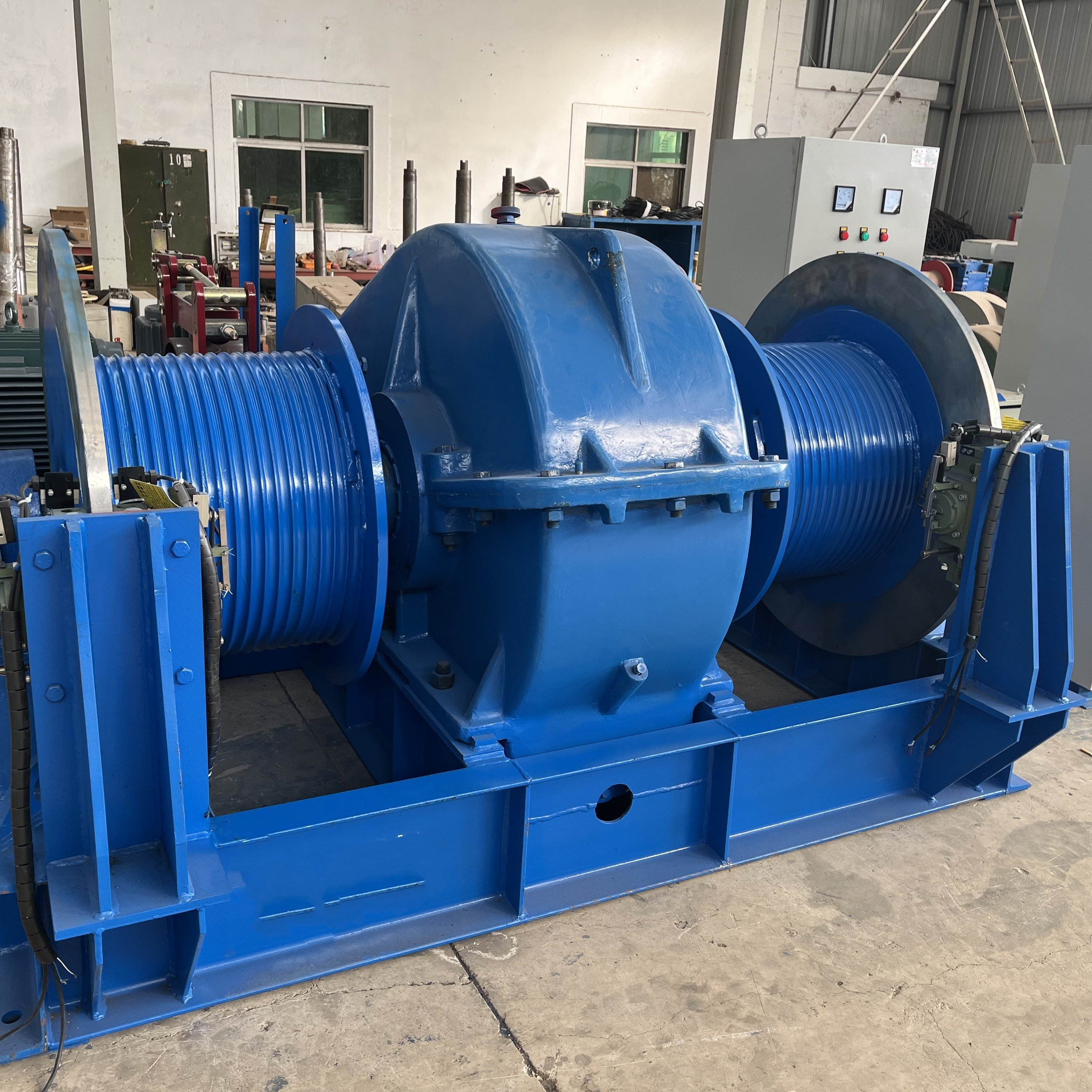 Marine Slipway Hydraulic Towing Winch 30ton 35ton 40ton 50ton 60ton 70ton Boat Electric Anchor Ship Windlass Mooring Winch Price