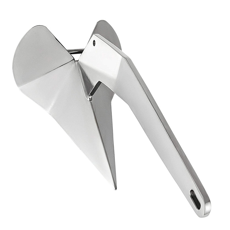 316 Stainless Steel or Carbon Steel Boat Delta Anchor for Marine Boat Canoe and Kayak