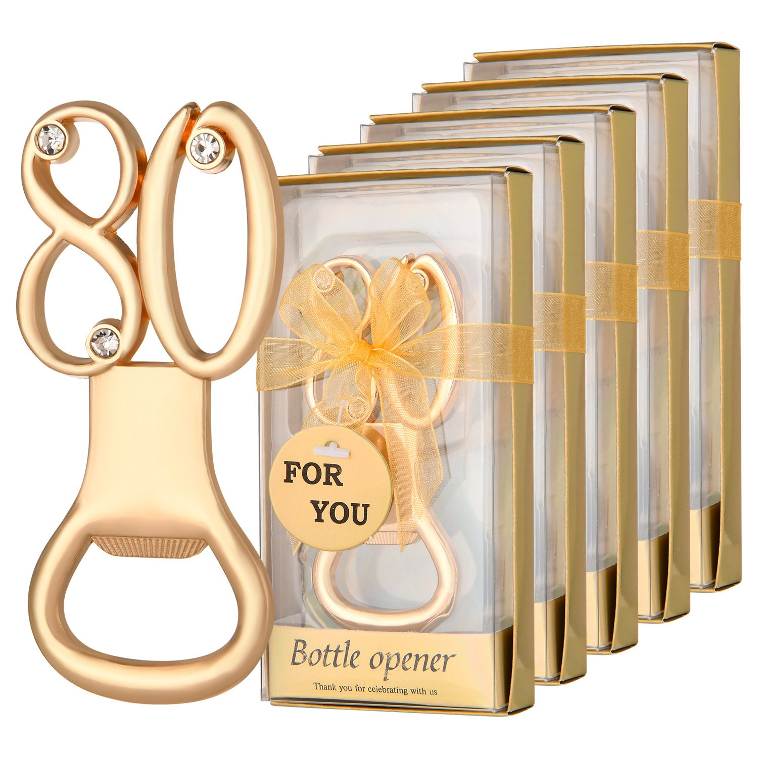 Xun Xin 18 30 40 50 Number Shape Opener Metal Beer Opener Age Birthday Party Opener Wedding Anniversary Souvenir Gift Bar Tool
