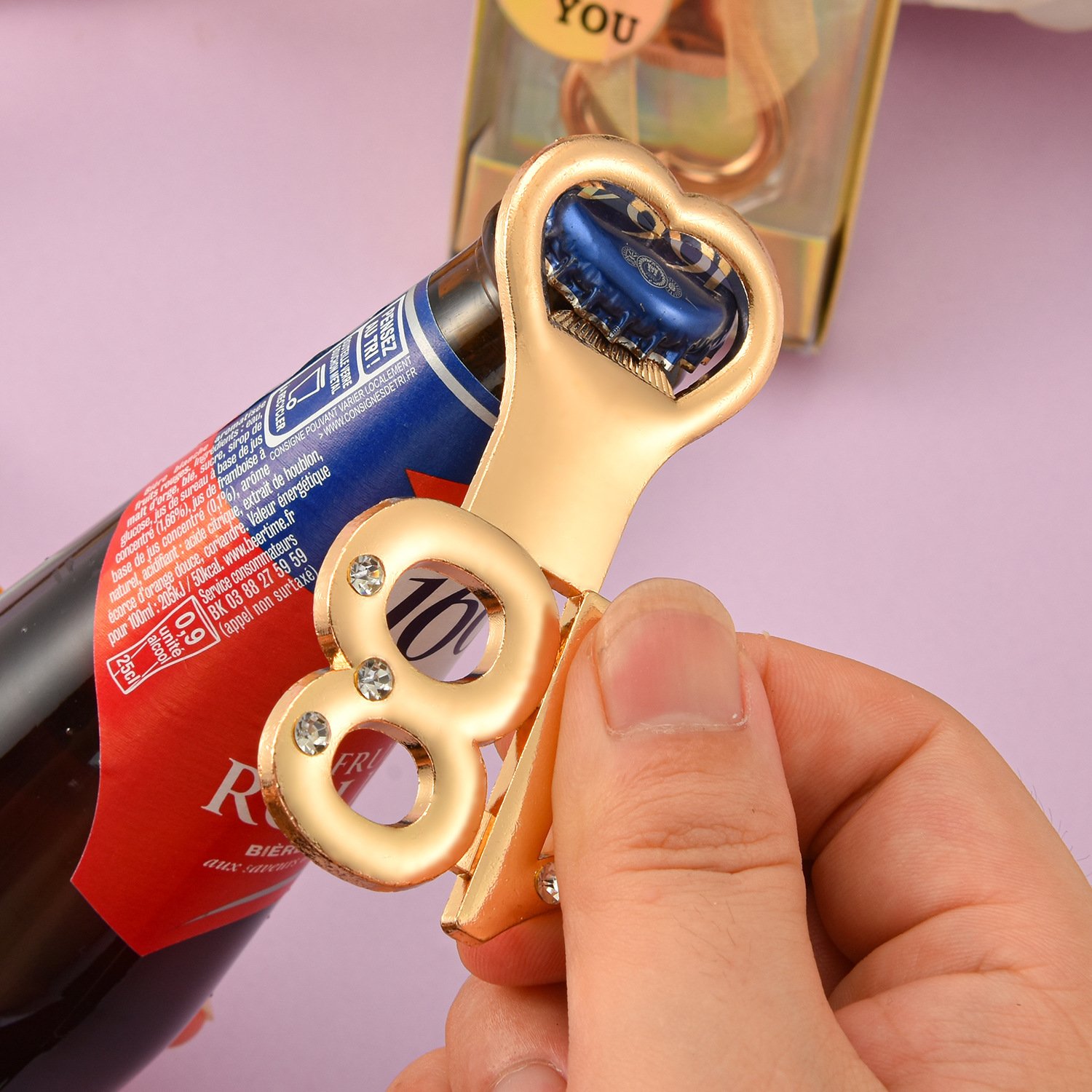 Xun Xin 18 30 40 50 Number Shape Opener Metal Beer Opener Age Birthday Party Opener Wedding Anniversary Souvenir Gift Bar Tool