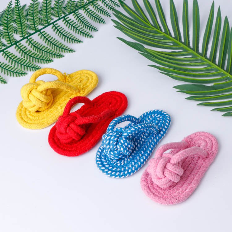 Hot Sell Cute Durable Chew Custom Handmade Cotton Toothbrush Pet Dog Rope Toys