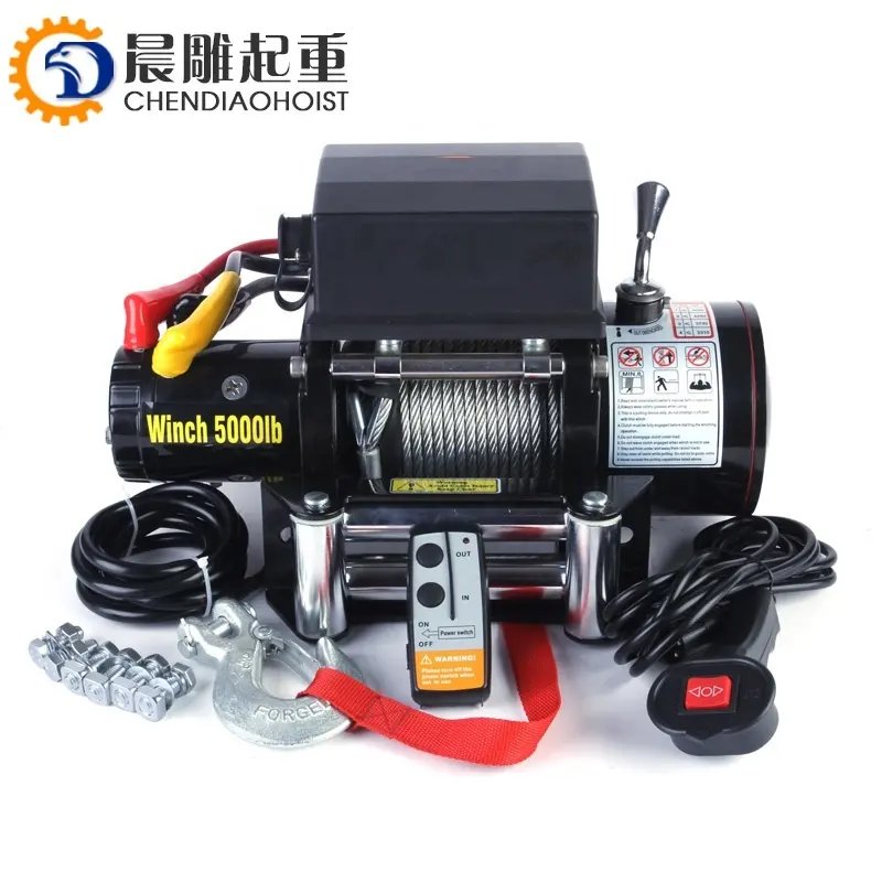 Mini Portable Anchor Winch Electric Boat Anchor Winch Capstan Winches 12000lbs 12V