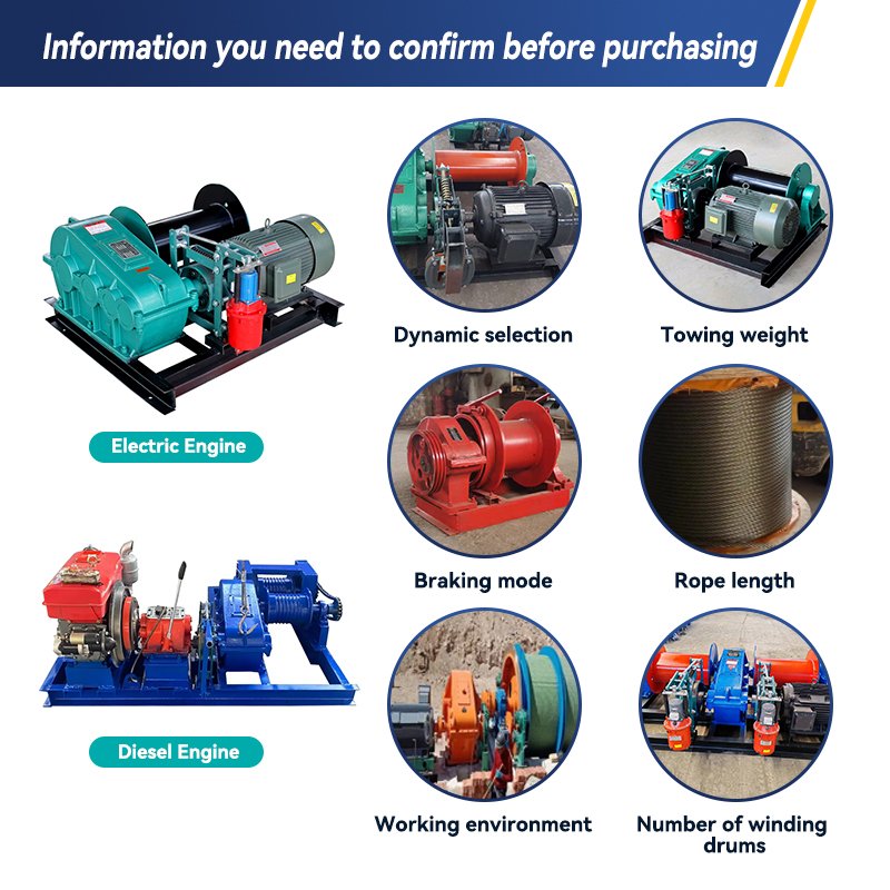 Hydraulic Electric Anchor Cable Pulling Winch Double Drum 220-480 Volt Winch Electr Par Supply 1 Ton Winch