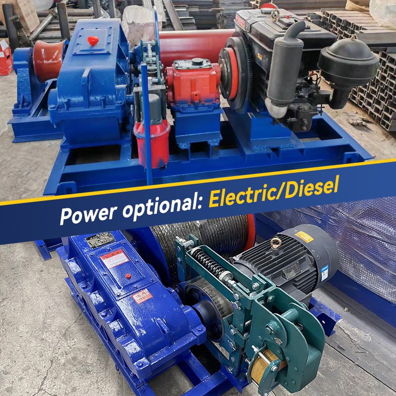 Hydraulic Electric Anchor Cable Pulling Winch Double Drum 220-480 Volt Winch Electr Par Supply 1 Ton Winch