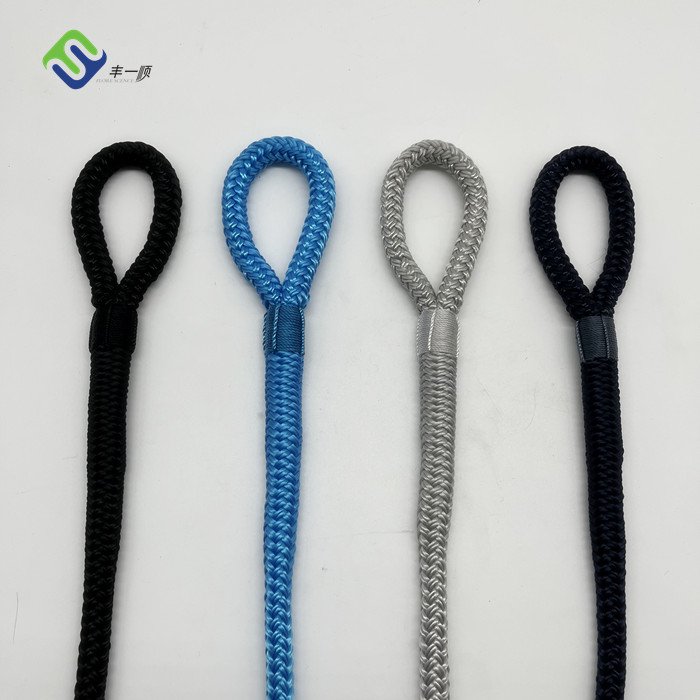 Boat Yacht Marine Nylon Rope Polyamide Fishing Cord PP Sailing Rope Double Braided Dock Line
