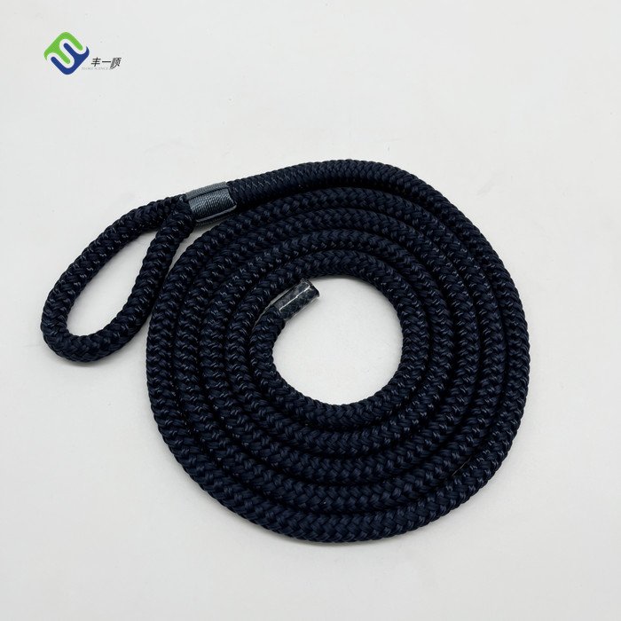Boat Yacht Marine Nylon Rope Polyamide Fishing Cord PP Sailing Rope Double Braided Dock Line