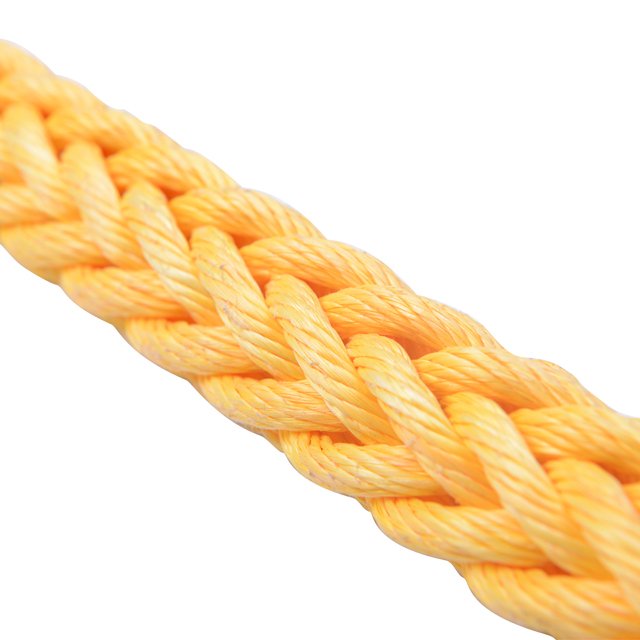 12 Strands pp Danline Polypropylene Boat Dock Rope Anchor Line With 1.8m Eye Splice on the Rope End for Mooring