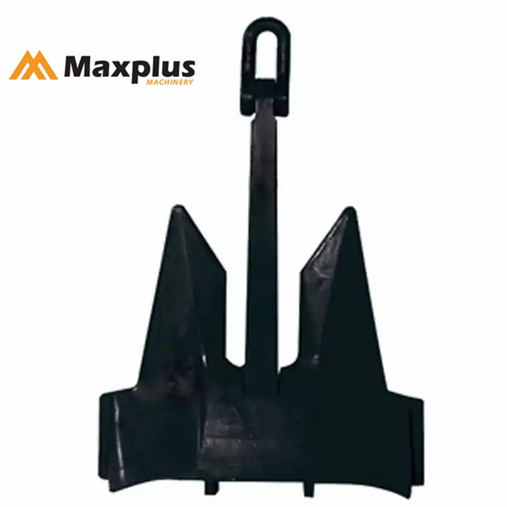 High Quality Black Painted Marine Anchor AC-14 HHP Stockless Anchor for Ship Boat Anchors