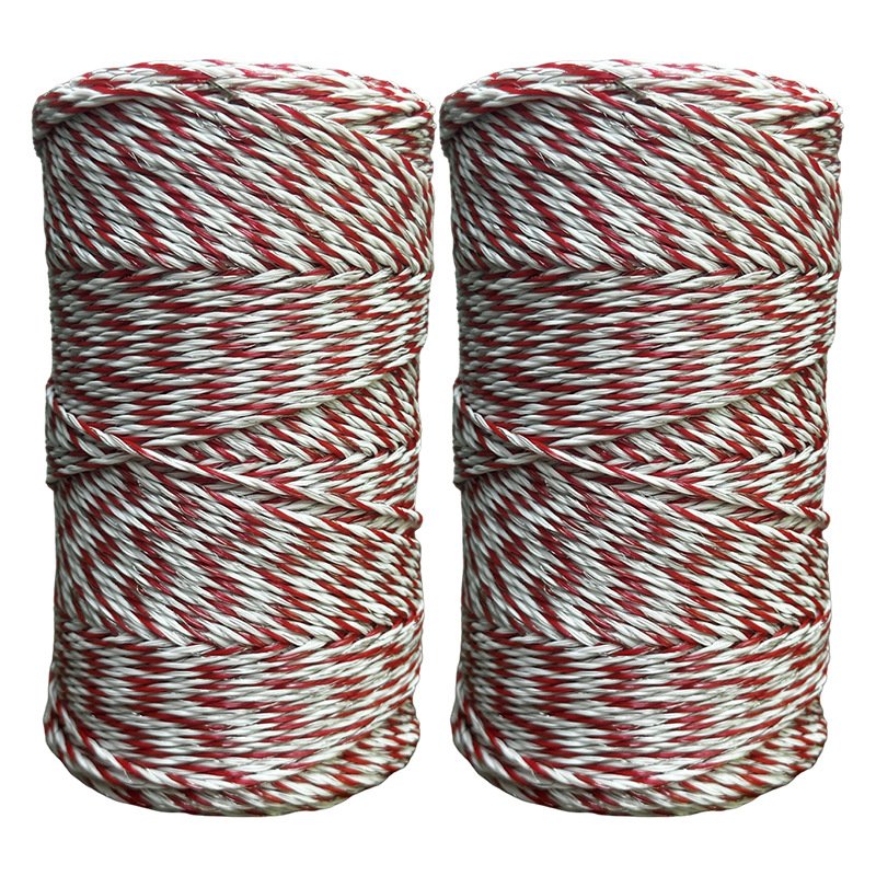 Hot Sale Polyester PE Braided Rope Livestock Fence Conductive Rope Electric Fence Rope