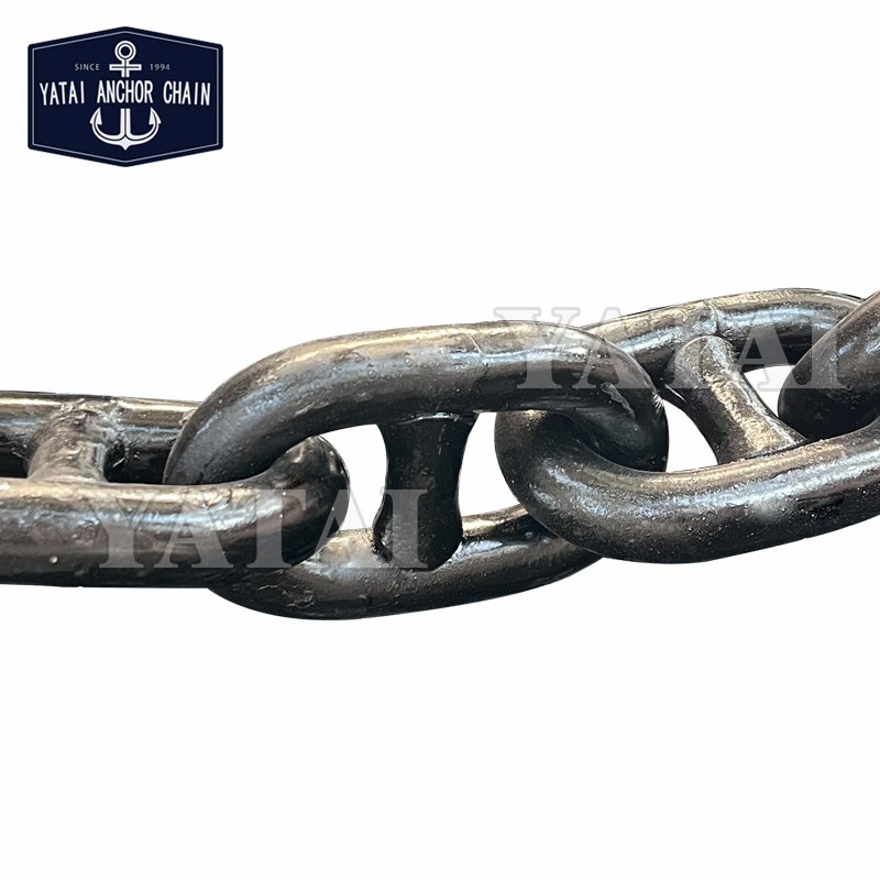 Steel Ring Stud Anchor Chain for Mooring Marine & Hatch Board Durable Marine Anchoring Solution