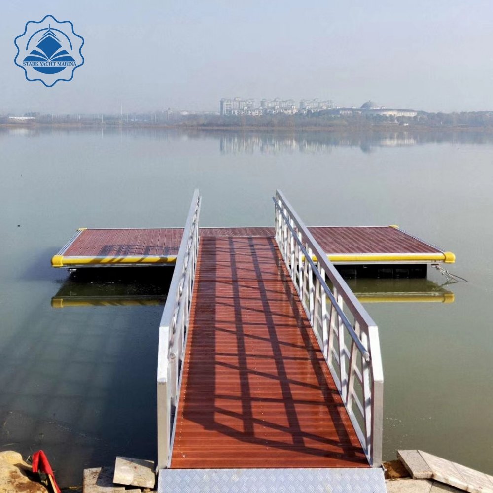 Shore Ramp Flottant Use Aluminum Alloy Pontoon Float Boat Floating Dock Floats