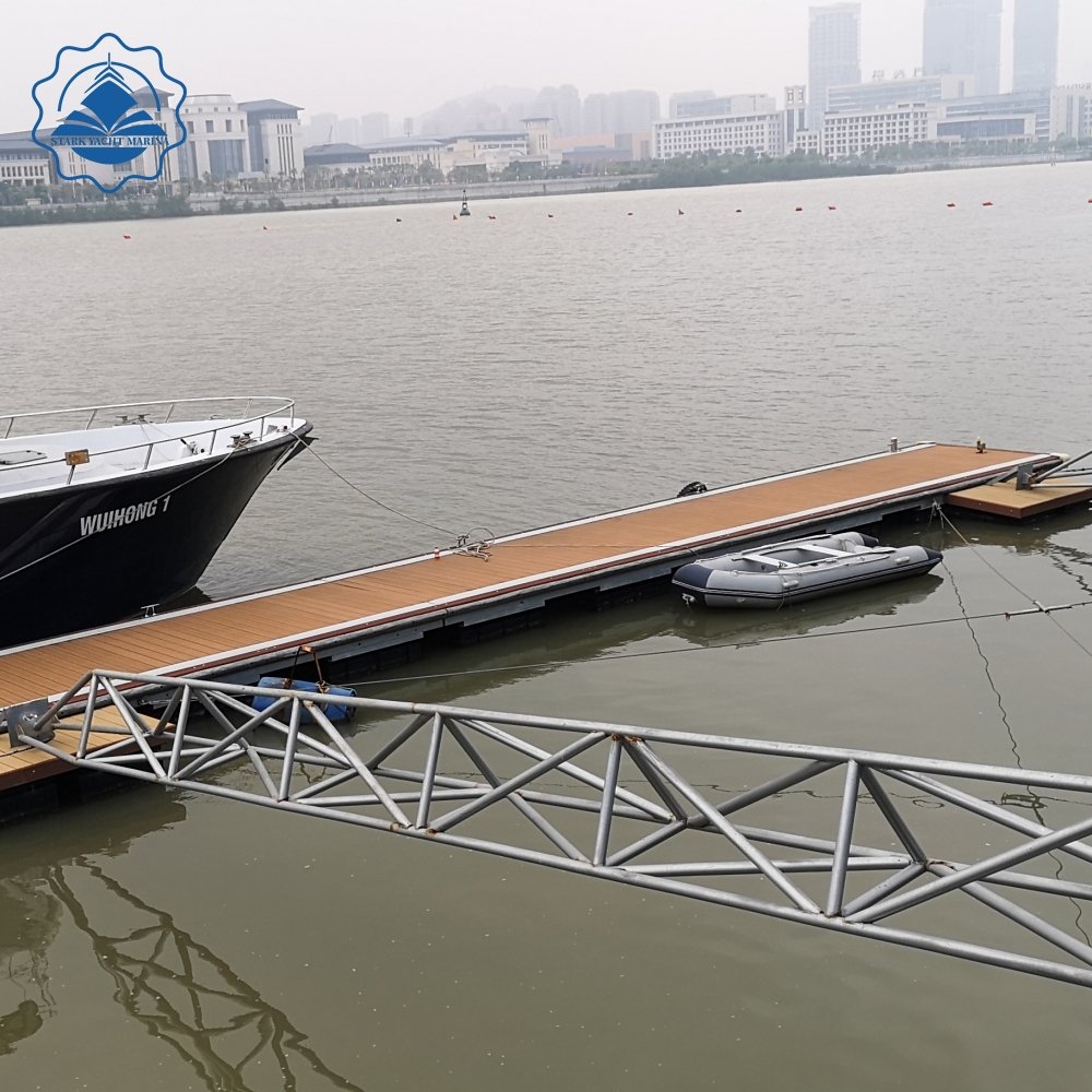Shore Ramp Flottant Use Aluminum Alloy Pontoon Float Boat Floating Dock Floats