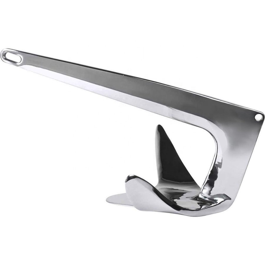 Boat Yacht 316 Stainless Steel Mooring Marine Claw Anchor Bruce Style Boat Anchor