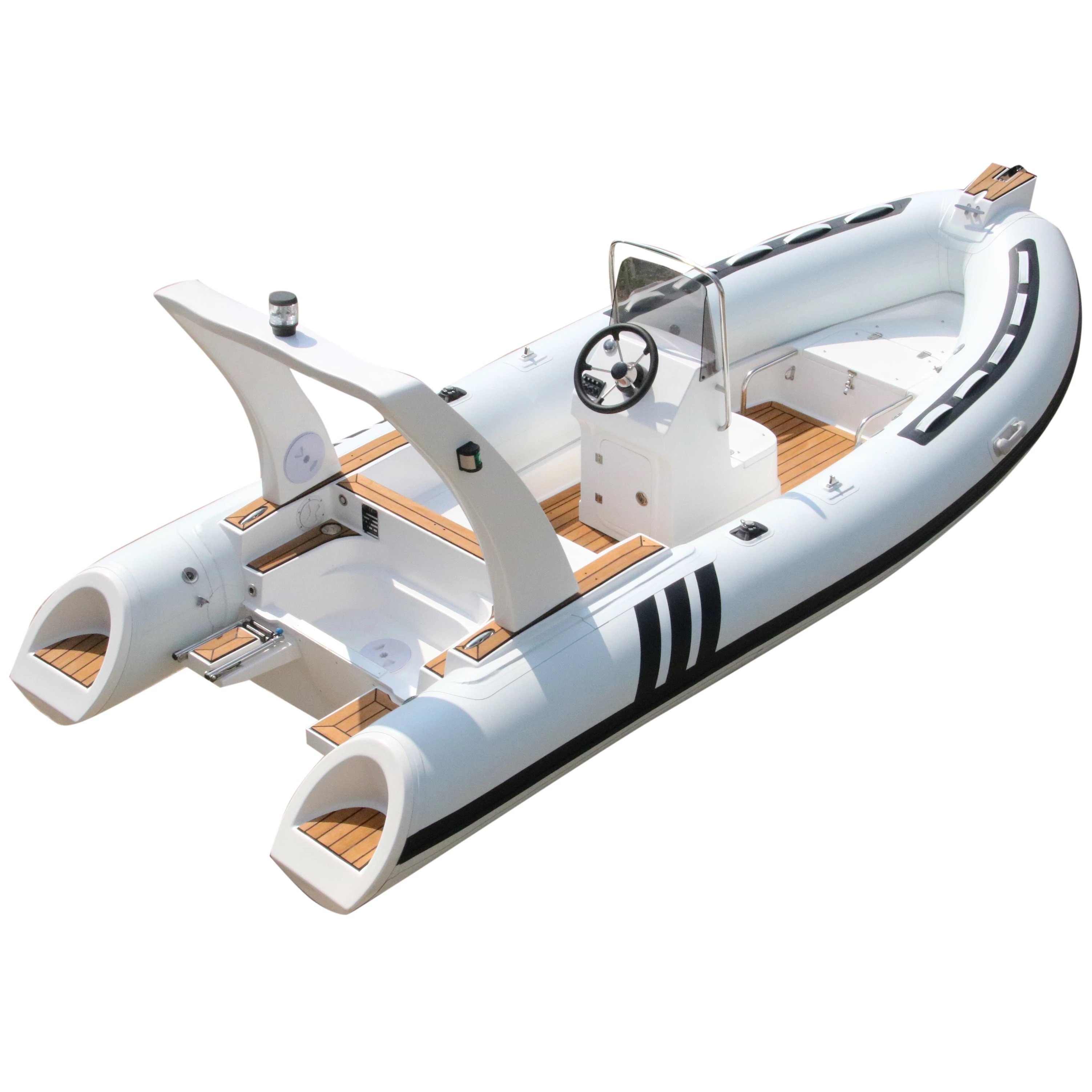 New Type Pontoon Foam Dive Hypalon Tubes Sunshade Inflatable Frp Bottom Technohull Rib Boats