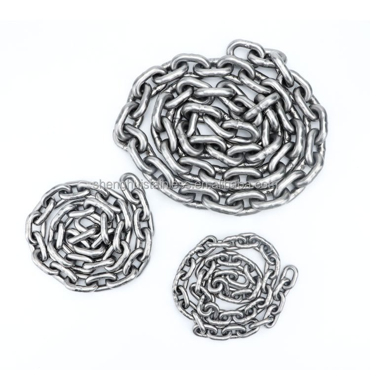High Quality Mirror Polished Marine Anchor Chain 316 Stainless Steel Boat Anchor Chain for Sale